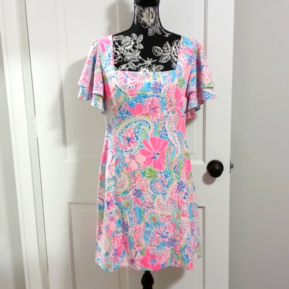 🦩HTF Lilly Pulitzer🦩 - Anniston Stretch Dress